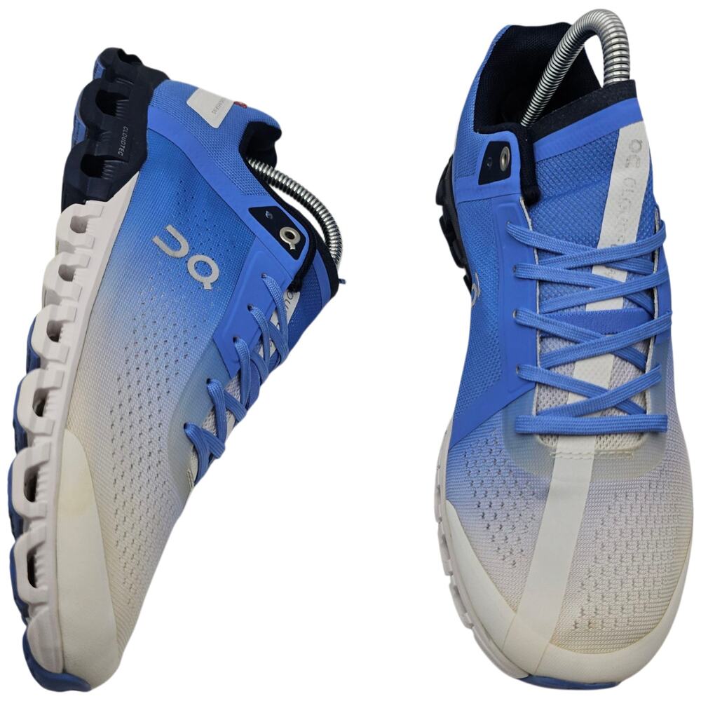 On Cloudflow Marina White Womens 8 (UK 6) Running Shoes Sneakers Athletic Gym